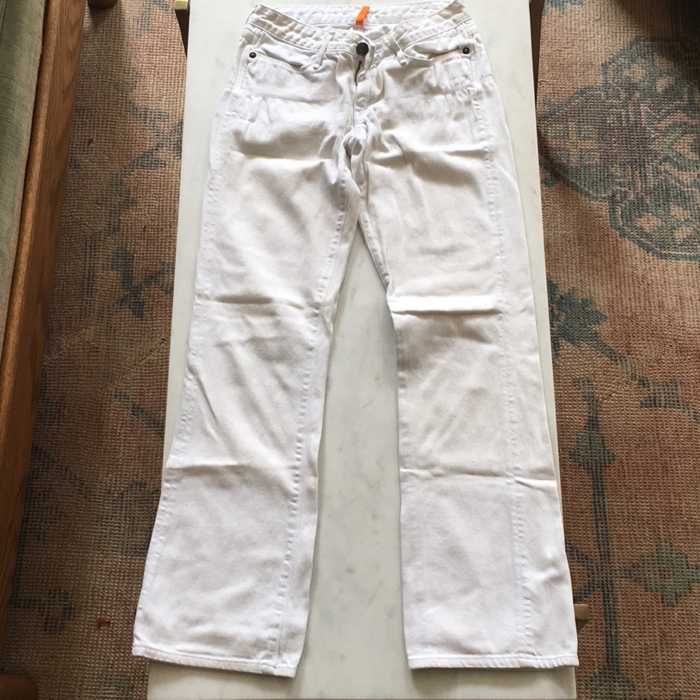 Vintage Earnest Sewn White Jeans